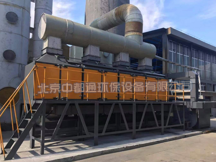上海烤漆廢氣催化燃燒一體機案例